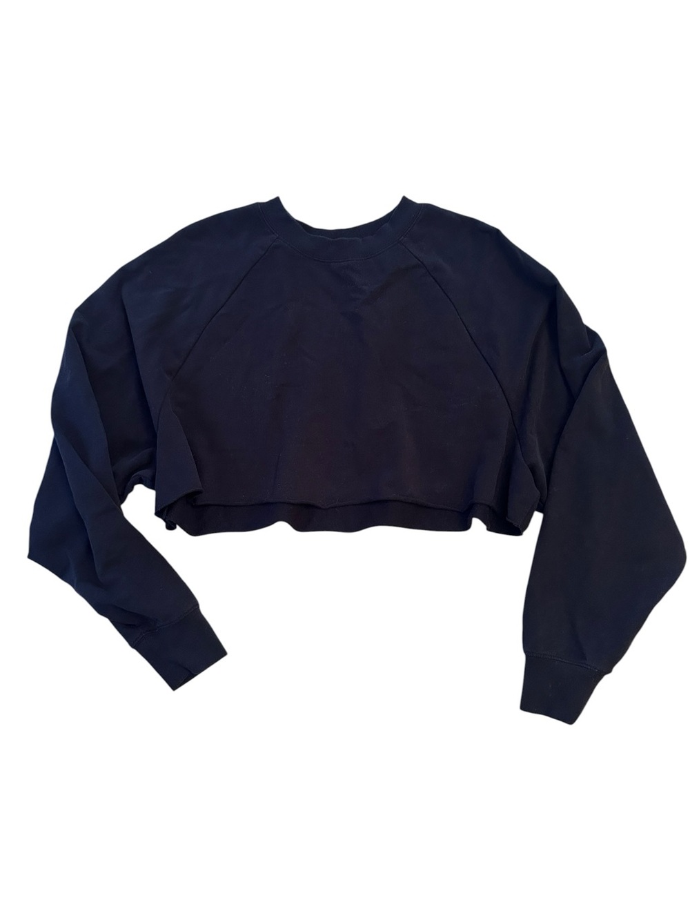 Alo Yoga Extreme Cropped Pullover Black XS 2/4